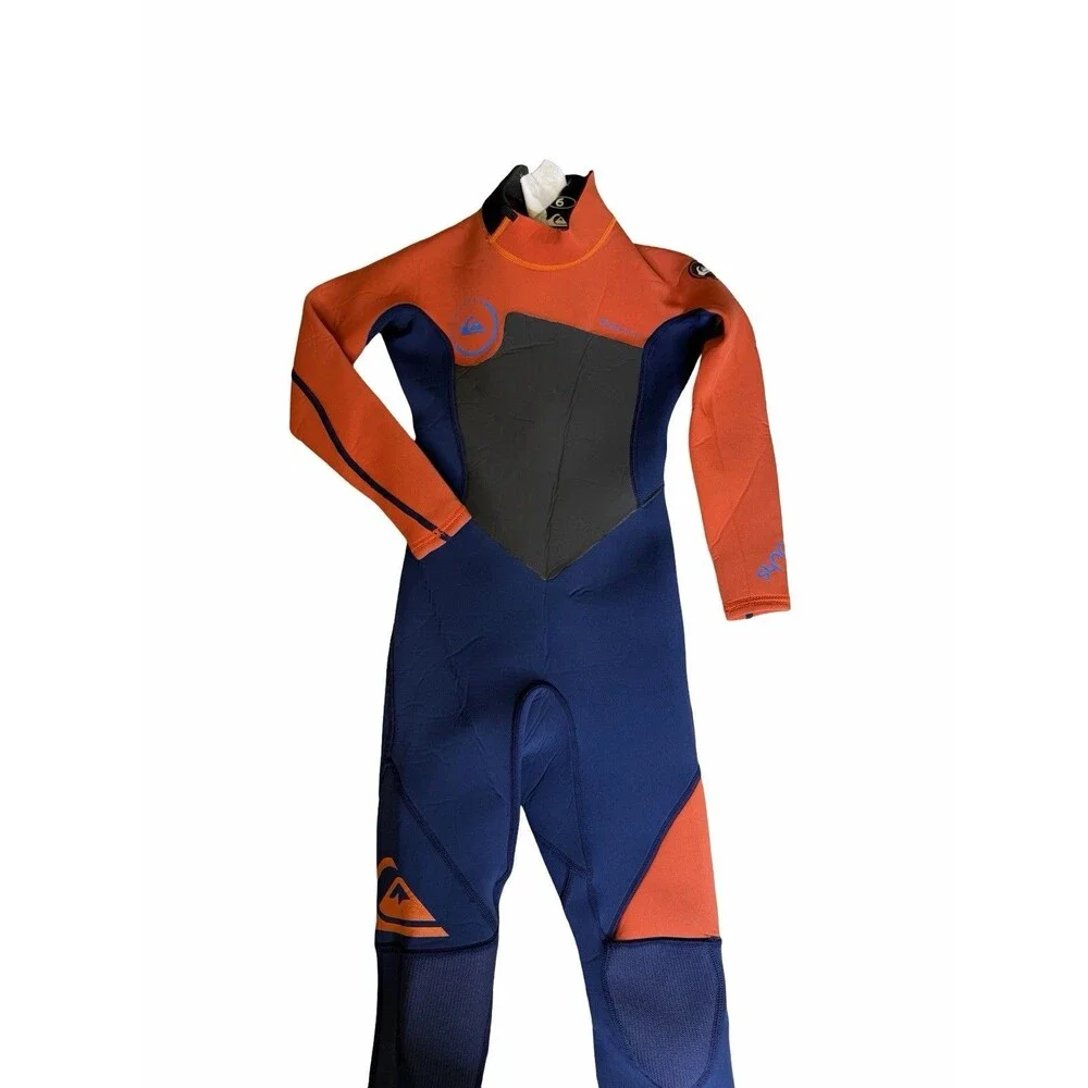 Quicksilver Wetsuit Kids Youth Size 6 F'n Neoprene Syncro F-Lock 3:2